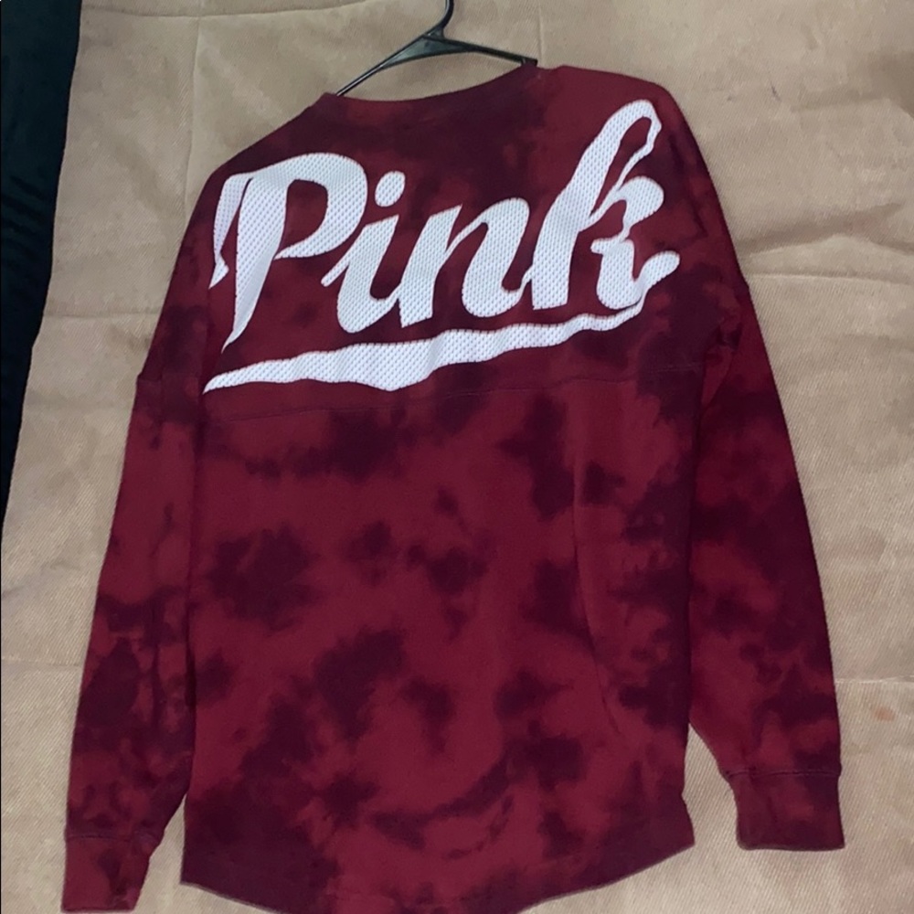 Pink sweatshirt tunic